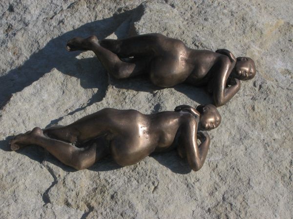 Schwangere Bronze