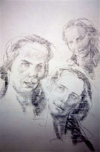 Portraitzeichnungen Bleistift 2004 12