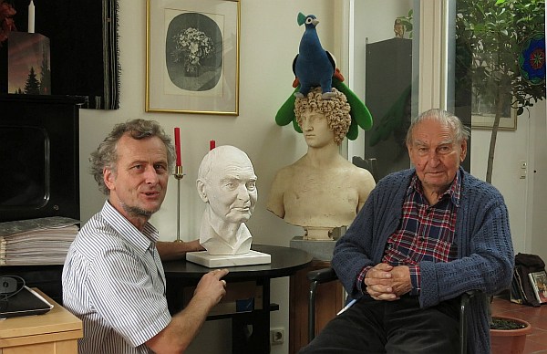Prof. Dr. Klaus Fittschen Portraitkopf des Archäologen von Magnus Kleine Tebbe j