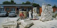 Ruehme Landwehr Steinrelief e Vorarbeit a