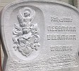 Wappengrabstein Marmor Magnus Kleine Tebbe b