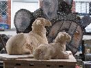 Krippe Entstehung Schaf und Lamm