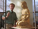 Maedchen mit Kaninchen Kleine-Tebbe k