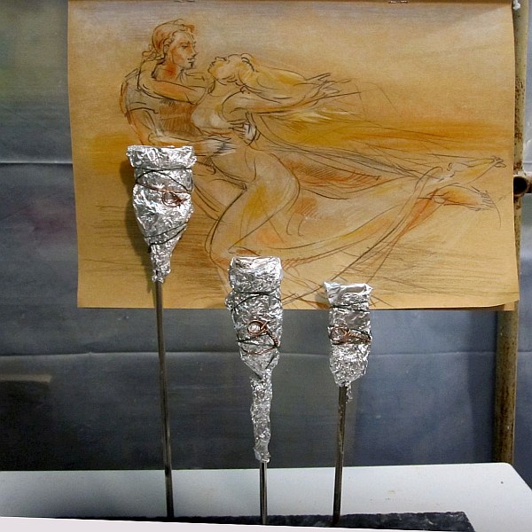Tanzpaar Sprung 6, 40 cm, 2021