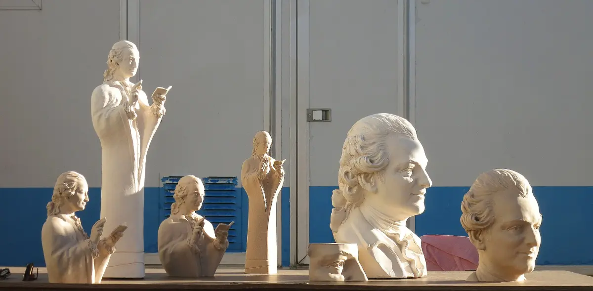 Entwürfe und Vormodelle für das Lessingstandbild in Bad Pyrmont, Magnus Kleine-Tebbe