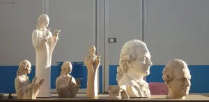 Entwürfe und Vormodelle für das Lessingstandbild in Bad Pyrmont, Magnus Kleine-Tebbe