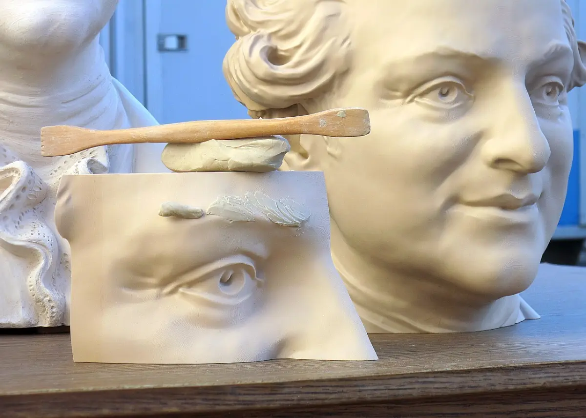 Entwürfe und Vormodelle für das Lessingstandbild in Bad Pyrmont, Magnus Kleine-Tebbe e