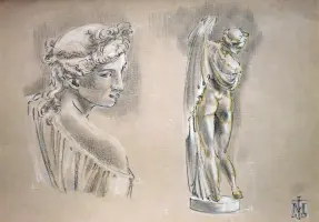 Goettingen Antikensammlung Archaeologisches Institut Studienzeichnungen b