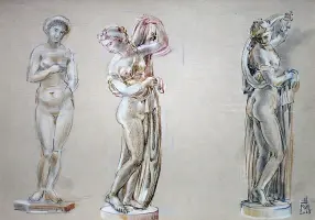 Goettingen Antikensammlung Archaeologisches Institut Studienzeichnungen a