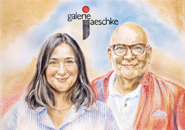 Portraitpastell Jana und Olaf Jaeschke Unternehmerpreis38 Braunschweig