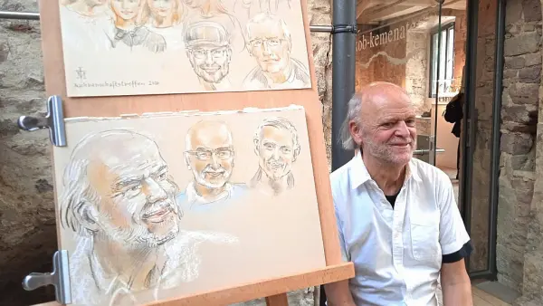 Portraits b in der Jakob-Kemenate Magnus Kleine-Tebbe